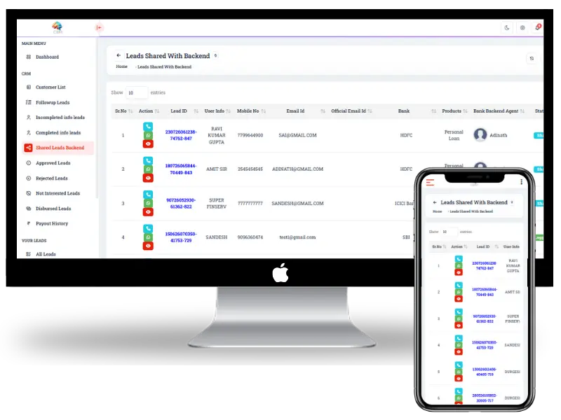 Shared Leads with Backend