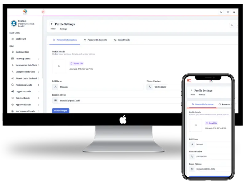 Manage Profile